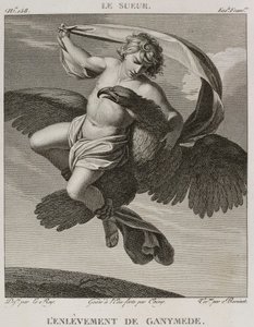 Denis-Sébastien Leroy, Coiny en Bovinet - De ontvoering van Ganymedes, naar Eustache Le Sueur - 1802-1815 door Denis Sebastien Leroy