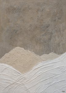 Berglandschap met reliëf