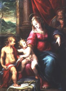 Madonna en Kind met Johannes de Doper