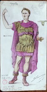 Kostuumontwerp voor Julius Caesar uit 