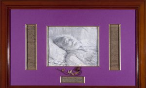 Victor Hugo op zijn sterfbed, circa 1885 door Desire Francois Laugee