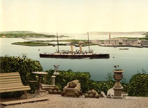 Queenstown Haven. County Cork, c.1890 door Detroit Photographic Co.