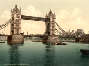 Tower Bridge, Londen door Detroit Photographic Co.