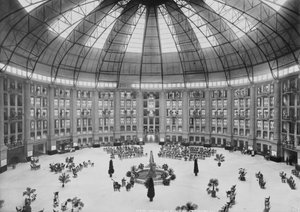 Atrium van het New West Baden Springs Hotel, West Baden Springs, Indiana, ca. 1900-15 door Detroit Publishing Co.