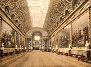 Galerij der Slagen, Versailles, ca. 1890-1900 (fotochrom)