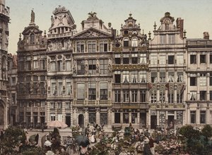 Grote Markt, Brussel door Detroit Publishing Co.
