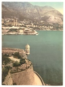 Monte Carlo vanaf Fort Antoine, Riviera, Monaco