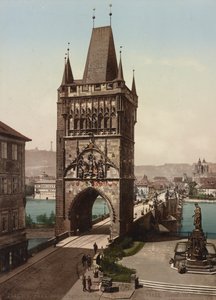 Oude Stadsbrugtoren, Praag door Detroit Publishing Co.