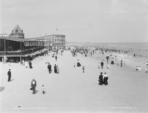 Het Strand van Rockaway, New York
