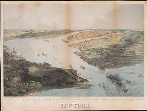 New York, 1868 door Deutz Brothers