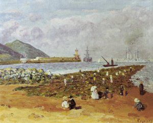 La escollera (De golfbreker).
