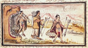 De jacht, 1579 door Diego Duran