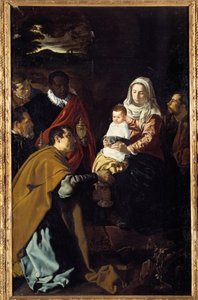 Aanbidding van de wijzen door Diego Velázquez