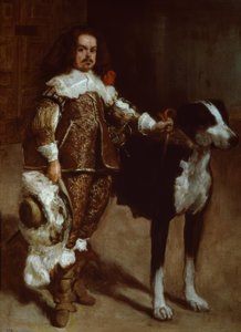 Portret van een dwerg van Filips IV