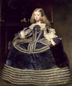Infanta Margarita Teresa in een blauwe jurk door Diego Velázquez