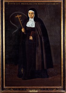 Portret van moeder Jeronima de la Fuente door Diego Velázquez