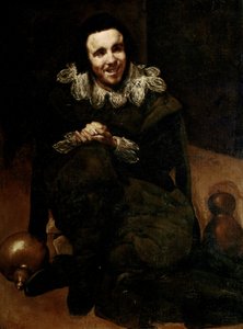 Portret van de Buffone Calabacillas, c.1639 door Diego Rodriguez de Silva y Velazquez