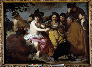 De triomf van Bacchus of "De dronkaards" door Diego Velázquez