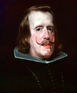 Schilderij van Koning Filips IV van Spanje door Diego Velasquez