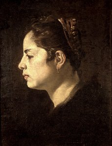 Hoofd van een meisje door Diego Velázquez