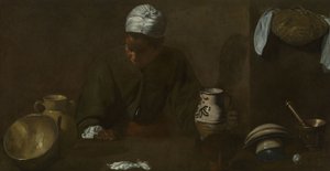 Keukenscène door Diego Velázquez