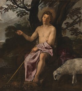 Sint Johannes de Doper in de wildernis door Diego Velázquez
