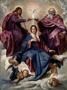 Kroning van de Maagd door Diego Velázquez