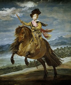 Ruiterportret van Prins Balthasar Charles