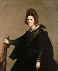 Portret van een dame door Diego Velázquez