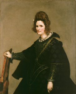 Portret van een Dame, ca. 1630 door Diego Velázquez
