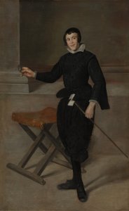 Portret van de nar Calabazas door Diego Velázquez