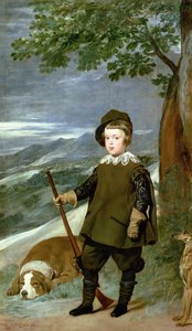 Prins Balthasar Carlos Gekleed als Jager
