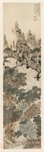 Ochtendszon boven de Hemelse Citadelpiek door Ding Yunpeng