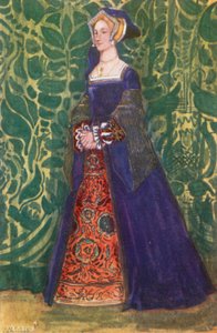 Een Vrouw uit de Tijd van Hendrik VIII 1509-1547