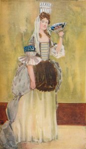 Een vrouw uit de tijd van Willem en Maria, 1907