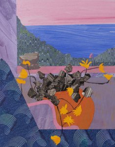 Uitrusten in het paradijs (collage)