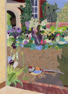 Uitzicht vanuit studio (collage)