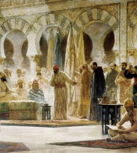 Abd Al-Rahman III (detail) door Dionisio Baixeras Verdaguer