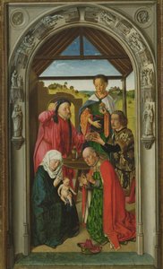 De Aanbidding der Wijzen, ca. 1445 (detail)