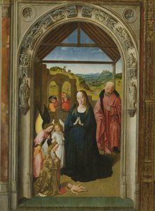 De Geboorte, ca. 1445 (detail)