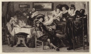 De Maaltijd door Dirck Hals