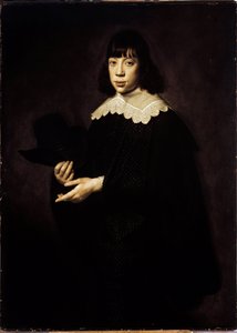 Portret van een jonge man door Dirck Santvoort