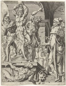 Geseling van Christus door Dirck Volckertsz. Coornhert (attributed to)