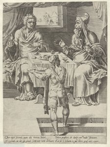 Maaltijd van de godsman en de oude profeet