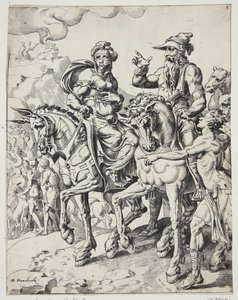 Abraham en Sarah gaan Egypte binnen