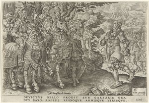 Overgave van de hertog van Saksen op het slagveld van Mühlberg, 1547