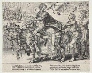 De triomf van Jozef door Dirck Volckertsz. Coornhert
