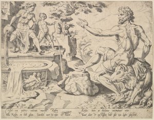 Ruben [Genesis 49:3-4], uit de serie De Twaalf Patriarchen, 1550 door Dirck Volkertsen Coornhert