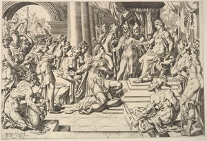Salomo en de Koningin van Sheba, 1549