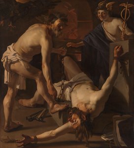 Prometheus Geboeid door Vulcanus